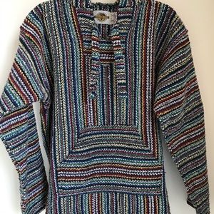Knit Baja pullover sweater